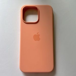 Authentic Apple Silicone MagSafe iPhone 15 Pro Max case